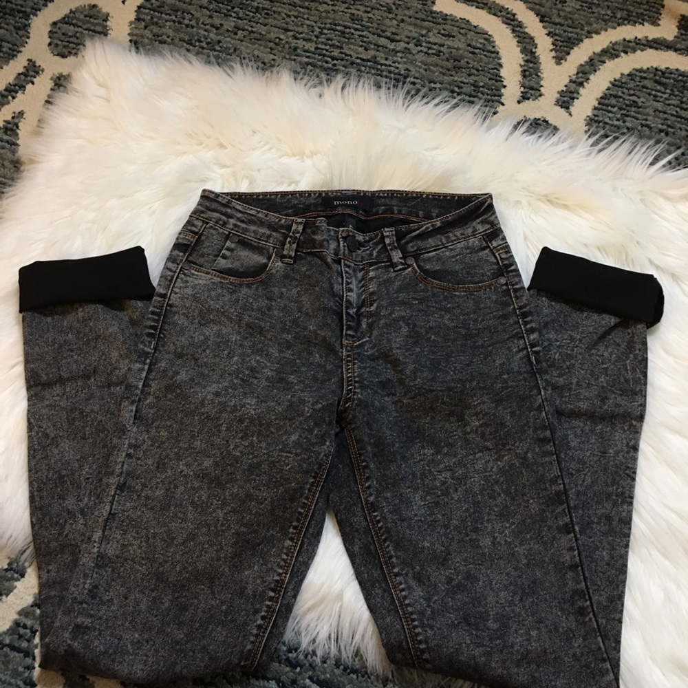 Mono B Acid Wash Jeans